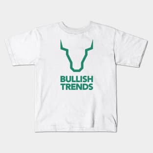 Bullish Momentum: The Power of Growth and Crypto Potential in Bullish Trends Kids T-Shirt